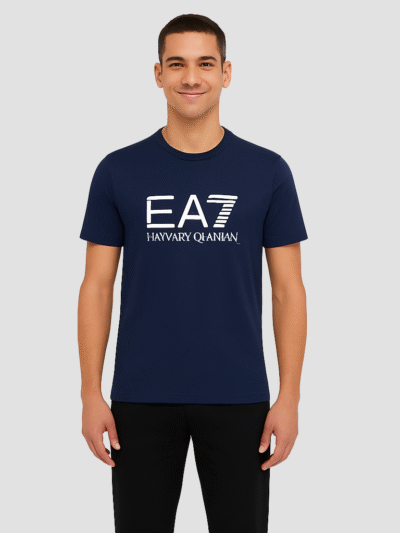 EMPORIO ARMANI MEN T-SHIRT MONOGRAM EA7 LOGO