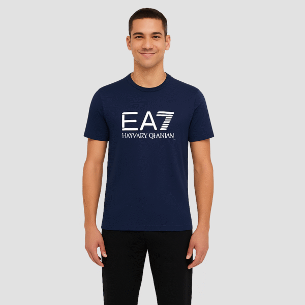EMPORIO ARMANI MEN T-SHIRT MONOGRAM EA7 LOGO