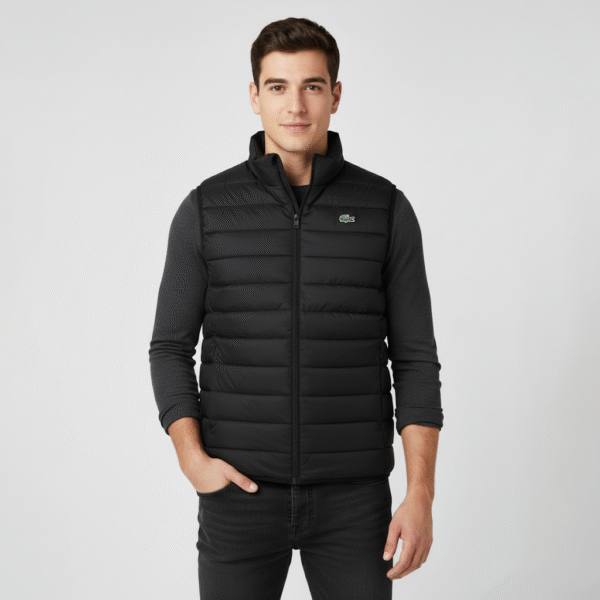 Lacoste Sport Quilted Rain Vest