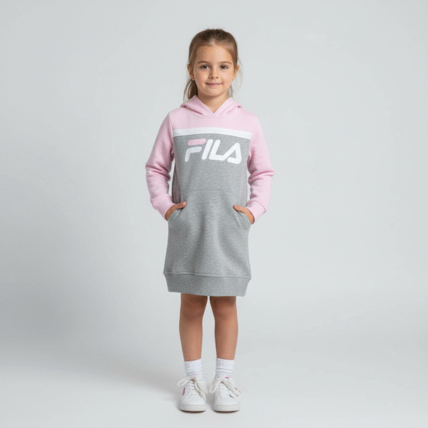 Fila Hooded Sweatshirt Dress For Big Girls