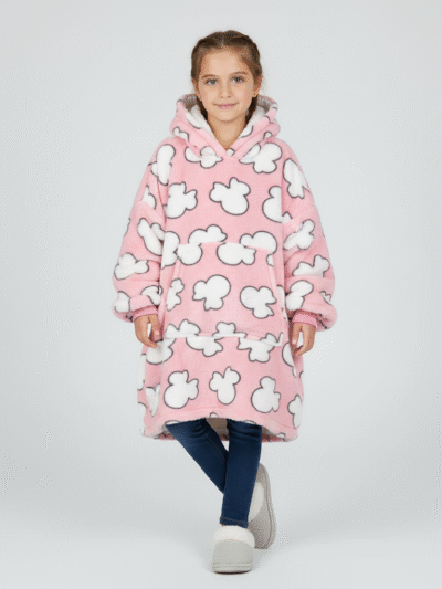 Minni Mouse Kids Girl Children Hooded Character Lounge