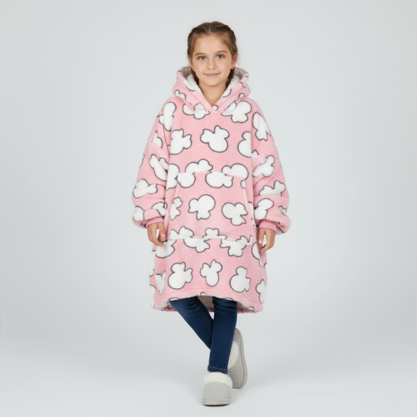 Minni Mouse Kids Girl Children Hooded Character Lounge