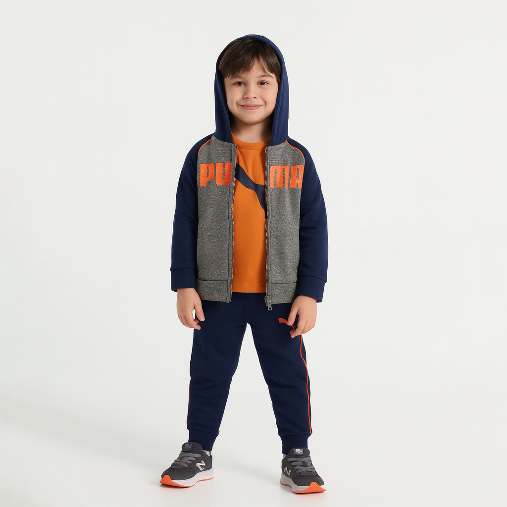 PUMA 3PC SET FOR KIDS BOYS