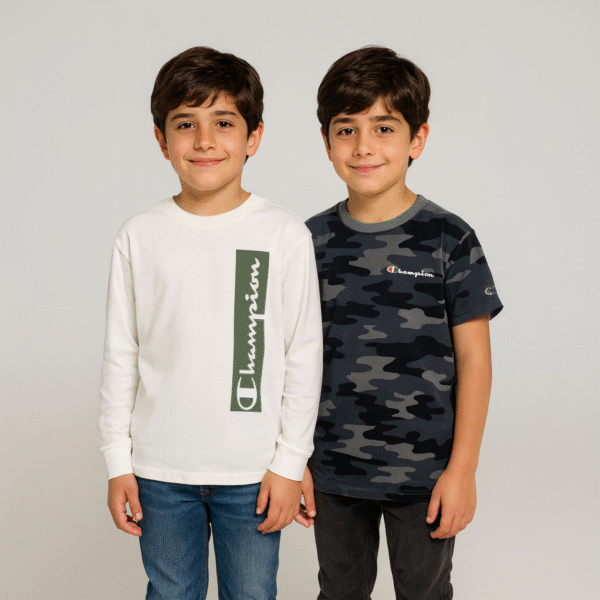 CHAMPION 2 PC SET LONG SLEEVES & T-SHIRT FOR BIG BOYS