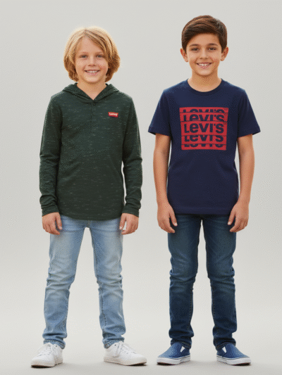 LEVI'S 2 PACK HOODIE & T-SHIRT FOR BIG BOYS