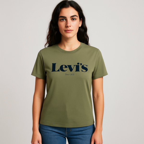 LEVI'S WOMEN T-SHIRT PRINTED LOGO