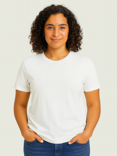 LEVI'S WOMEN T-SHIRT PRINTED LOGO