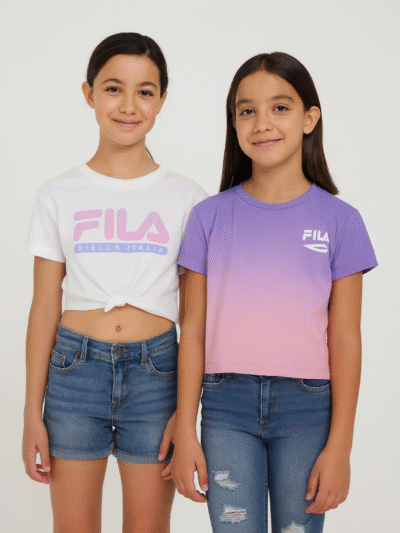 Fila Kids Girls 2 Pack T-shirt