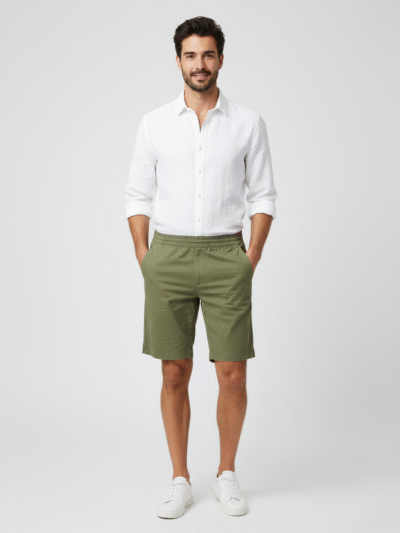 Abercrombie Men's Chino Stretch Shorts 9'' inseams