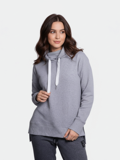 Calvin Klein Women's Long Neck Hoodie Sweatshirt