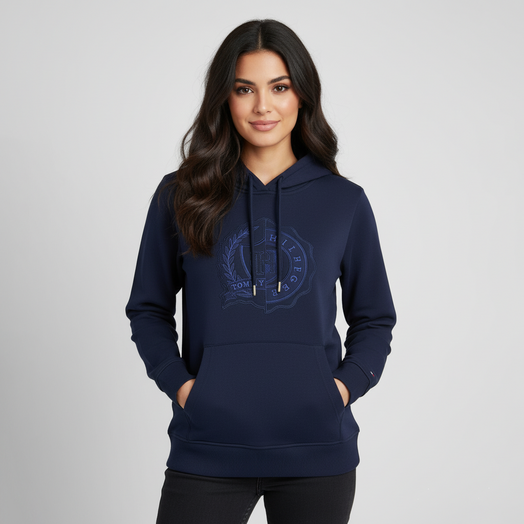 TOMMY HILFIGER WOMEN'S HOODIE JACKET 1 TOMMY HILFIGER WOMEN'S HOODIE JACKET