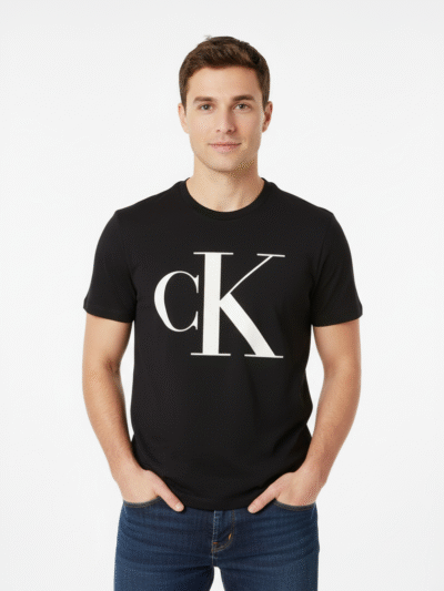 CALVIN KLEIN MEN T-SHIRT ALLOVER MONOGRAM LOGO