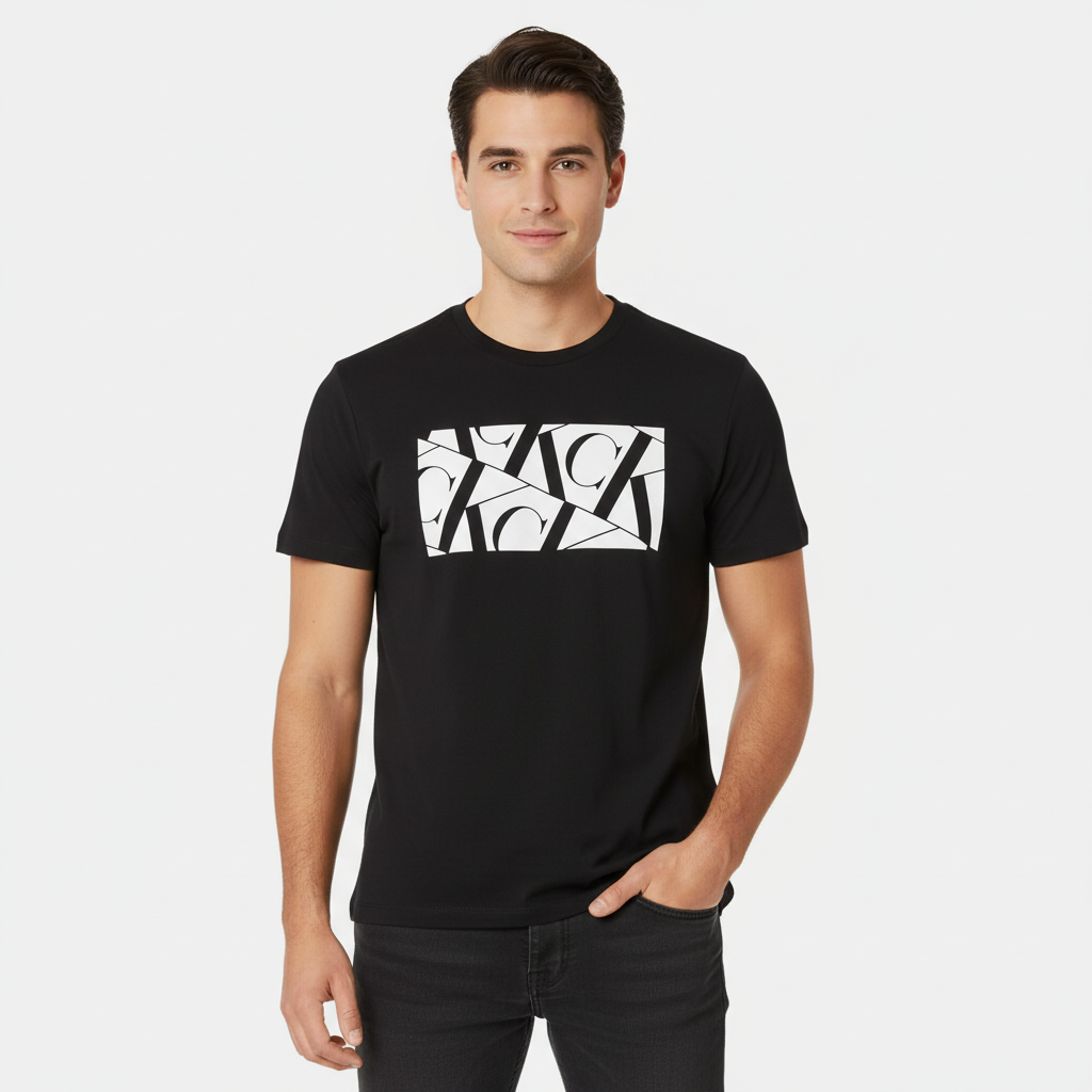 CALVIN KLEIN T-SHIRT GRAPHIC PRINT 1 CALVIN KLEIN T-SHIRT GRAPHIC PRINT