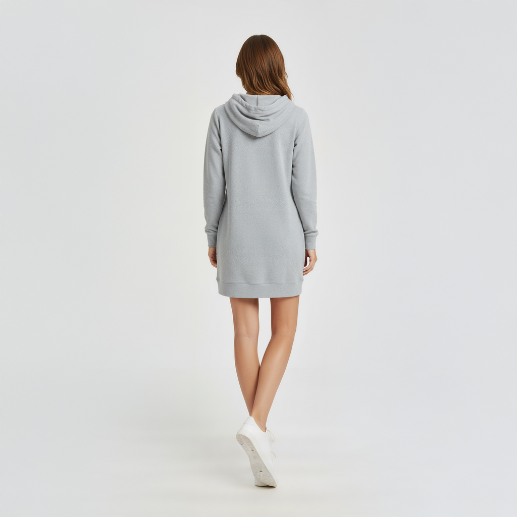 Calvin Klein Women's Hooded Sweatshirt Dress 2 Calvin Klein Women's Hooded Sweatshirt Dress - Image 2