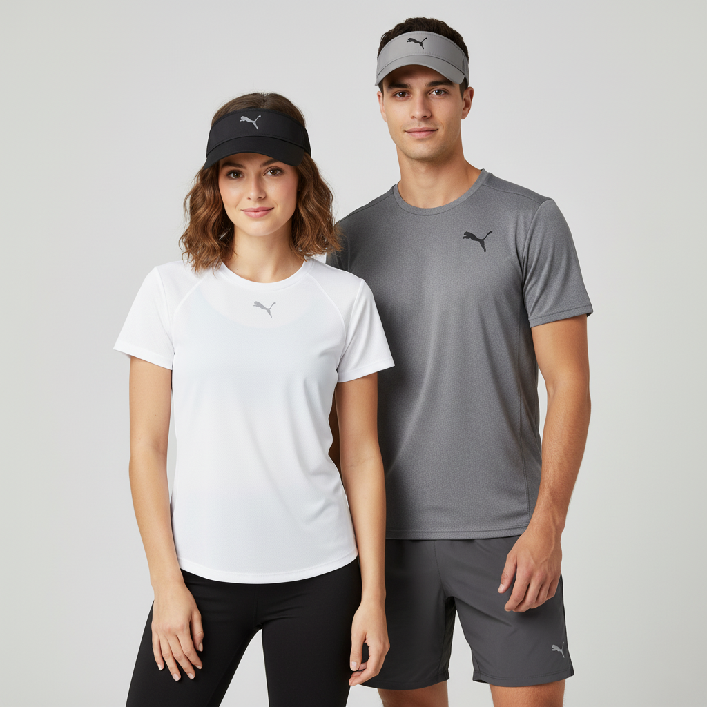 PUMA 2 PACKS ADJUSTABLE VISOR CAP 1 PUMA 2 PACKS ADJUSTABLE VISOR CAP