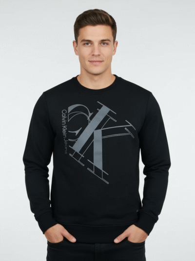Calvin Klein Men Sweatshirt Graphic Print Logo