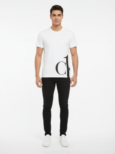 CALVIN KLEIN MEN'S T-SHIRT BIG LOGO