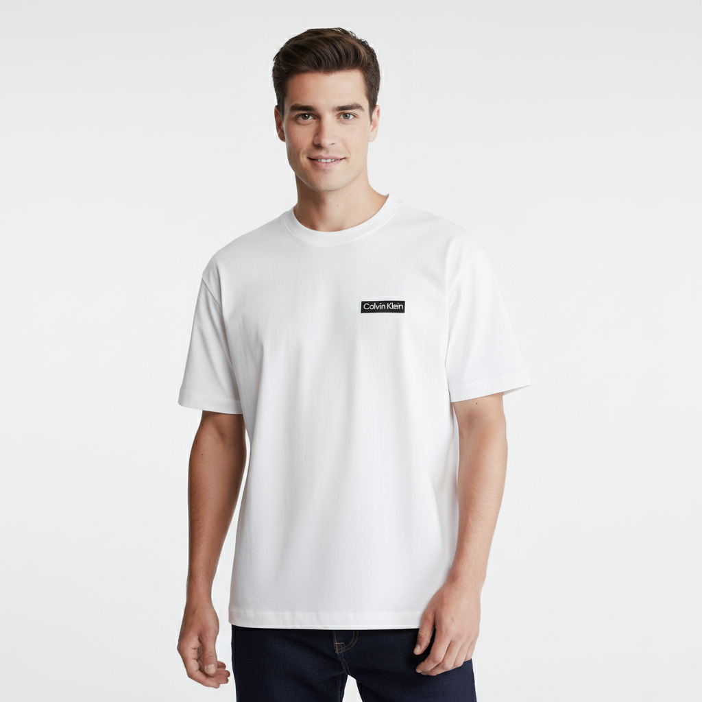 CALVIN KLEIN MEN'S T-SHIRT LOGO PRINT 1 CALVIN KLEIN MEN'S T-SHIRT LOGO PRINT