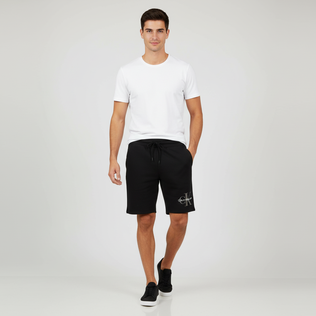 CK MEN'S SHORTS MONOGRAM LOGO 1 CK MEN'S SHORTS MONOGRAM LOGO