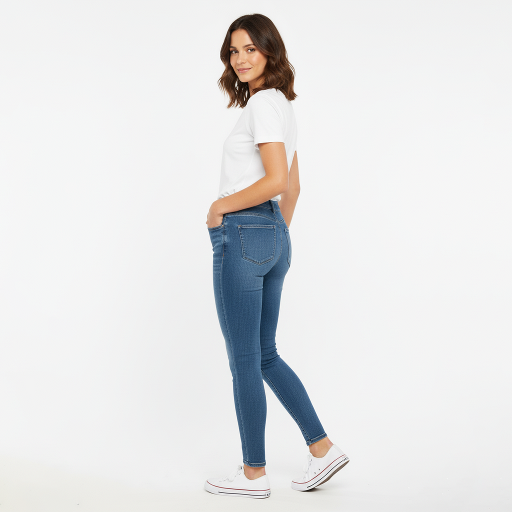 DKNY Women's High Rise Skinny Jeans 2 DKNY Women's High Rise Skinny Jeans - Image 2