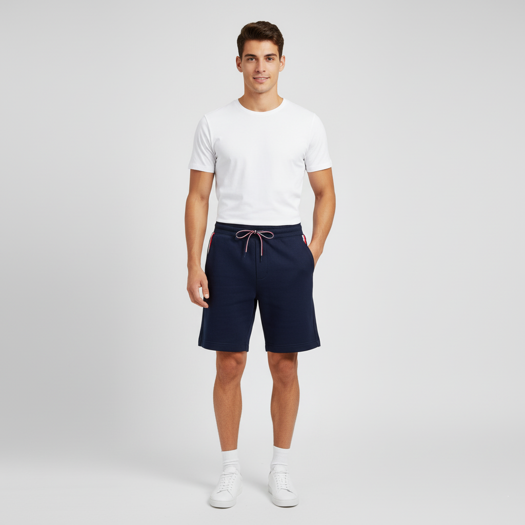 TOMMY HILFIGER MEN'S ESSENTIAL SOLID SWEATSHORT 1 TOMMY HILFIGER MEN'S ESSENTIAL SOLID SWEATSHORT