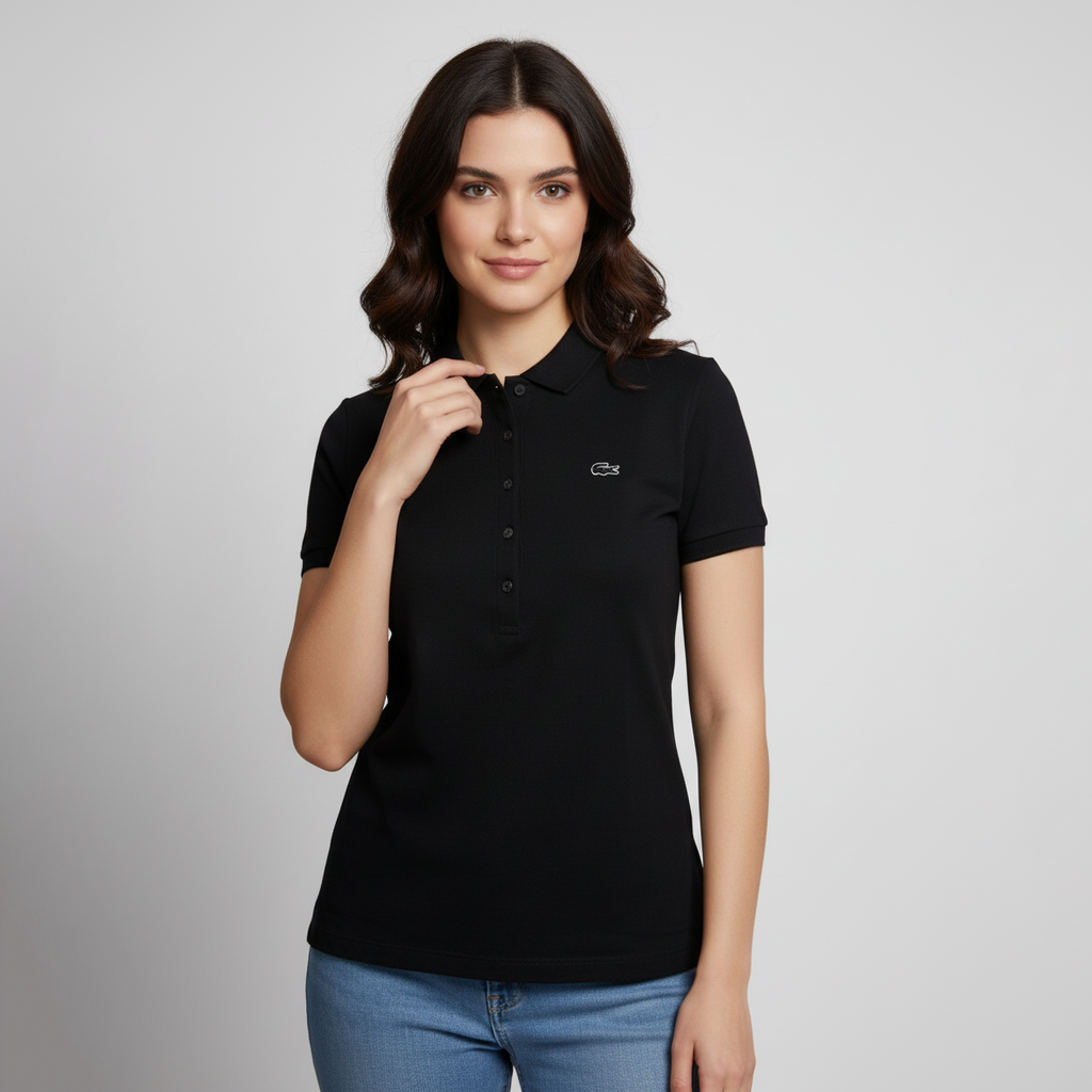 Lacoste Women's Slim Fit Polo Shirt 1 Lacoste Women's Slim Fit Polo Shirt