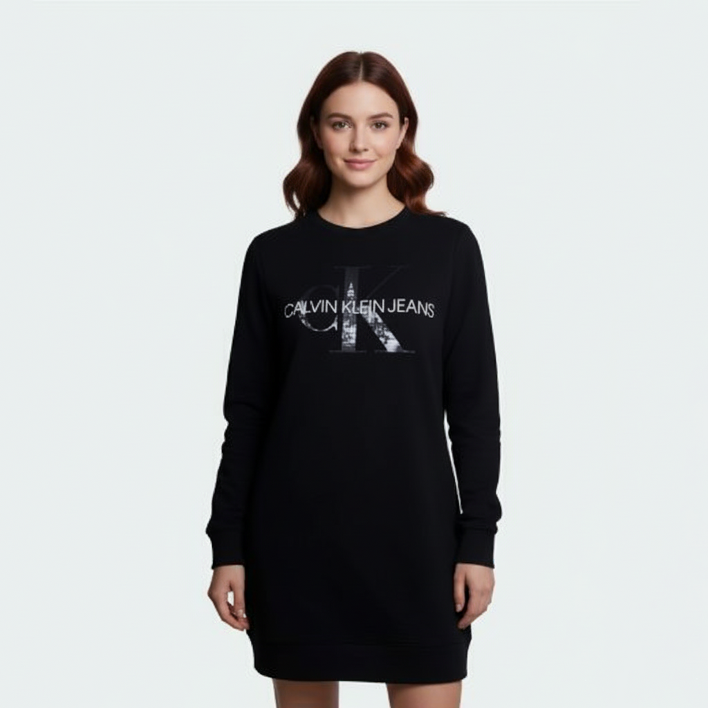 Calvin Klein Women's Tonal Monogram Dress 1 Calvin Klein Women's Tonal Monogram Dress