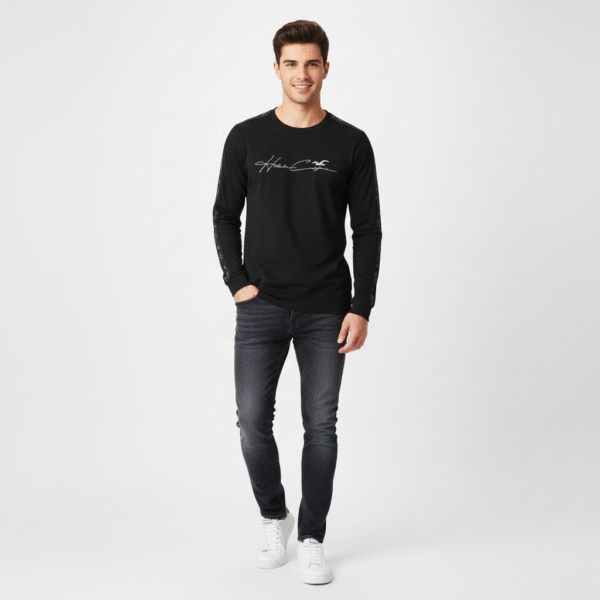 HOLLISTER MEN LONG SLEEVE SWEATSHIRT