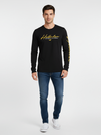 Hollister Men Long Sleeve Sweatshirt