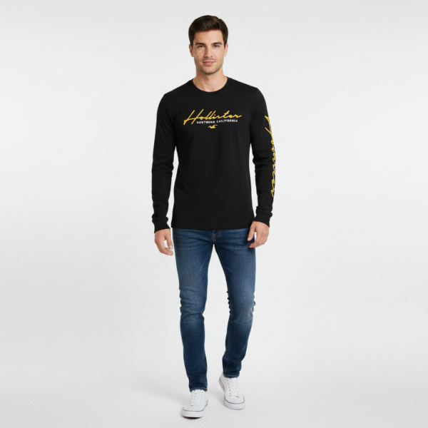 Hollister Men Long Sleeve Sweatshirt