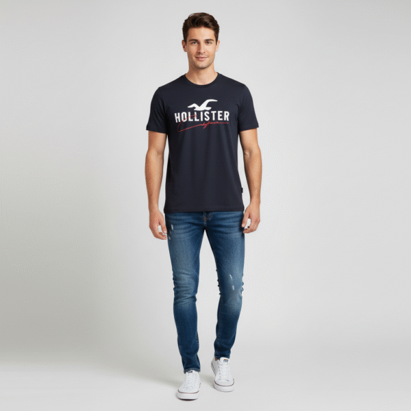 HOLLISTER MEN T-SHIRT BIG LOGO