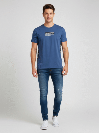HOLLISTER MEN T-SHIRT QUALITY GOODS DESIGN