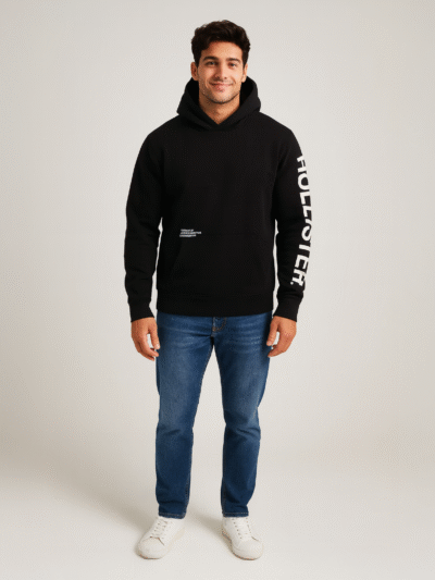 Hollister Men Hooded Sweatshirt