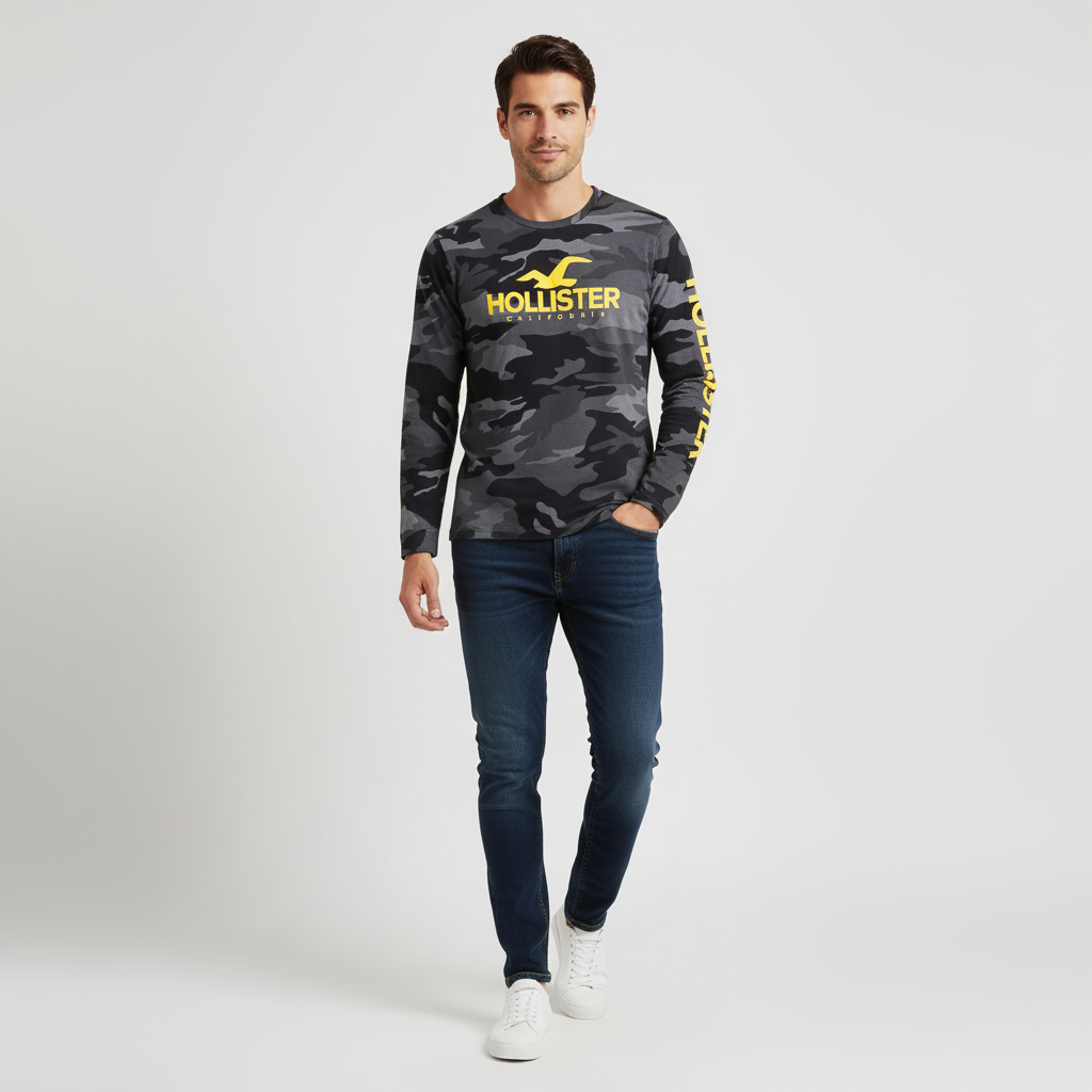 HOLLISTER MEN LONG SLEEVES 1 HOLLISTER MEN LONG SLEEVES