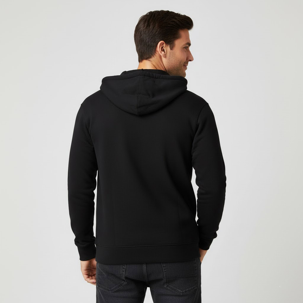 Hollister Men Sweatshirt Hoodie Full Zip Small Logo 2 Hollister Men Sweatshirt Hoodie Full Zip Small Logo - Image 2