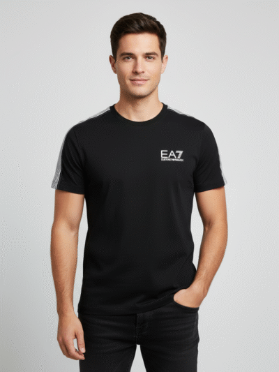 EMPORIO ARMANI MEN T-SHIRT RIGHT SIDE EA7 LOGO