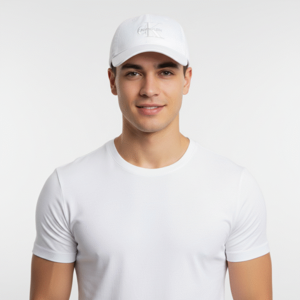 CALVIN KLEIN JEANS SOLID COTTON MENS CASUAL CAP