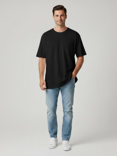 HOLLISTER MEN T-SHIRT OVERSIZED FIT