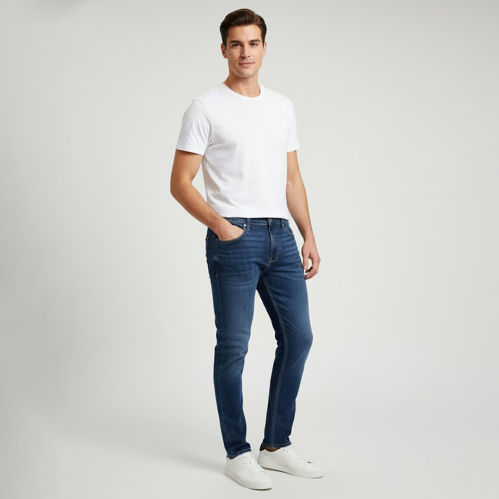 CALVIN KLEIN JEANS MEN SLIM TATTERED 1 CALVIN KLEIN JEANS MEN SLIM TATTERED