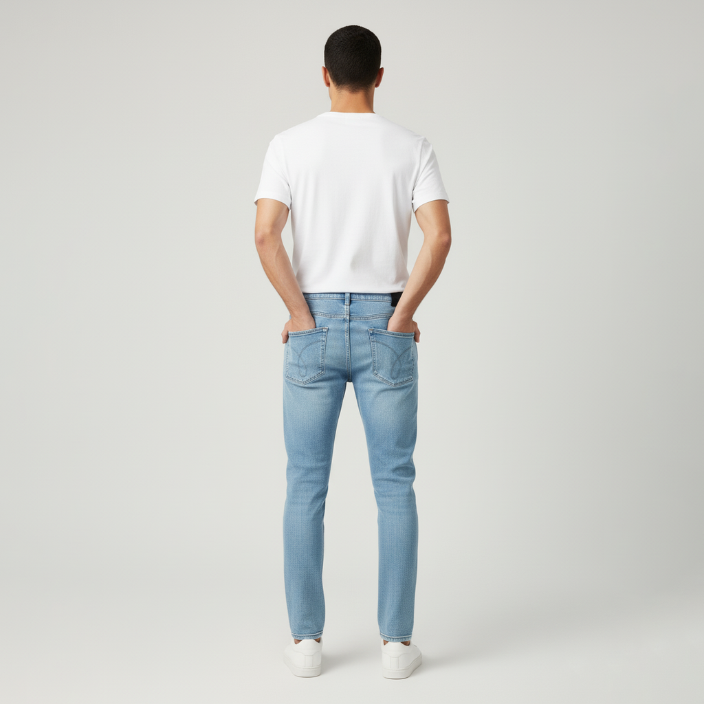 CALVIN KLEIN JEANS MEN SLIM FIT WITH LOGO 2 CALVIN KLEIN JEANS MEN SLIM FIT WITH LOGO - Image 2