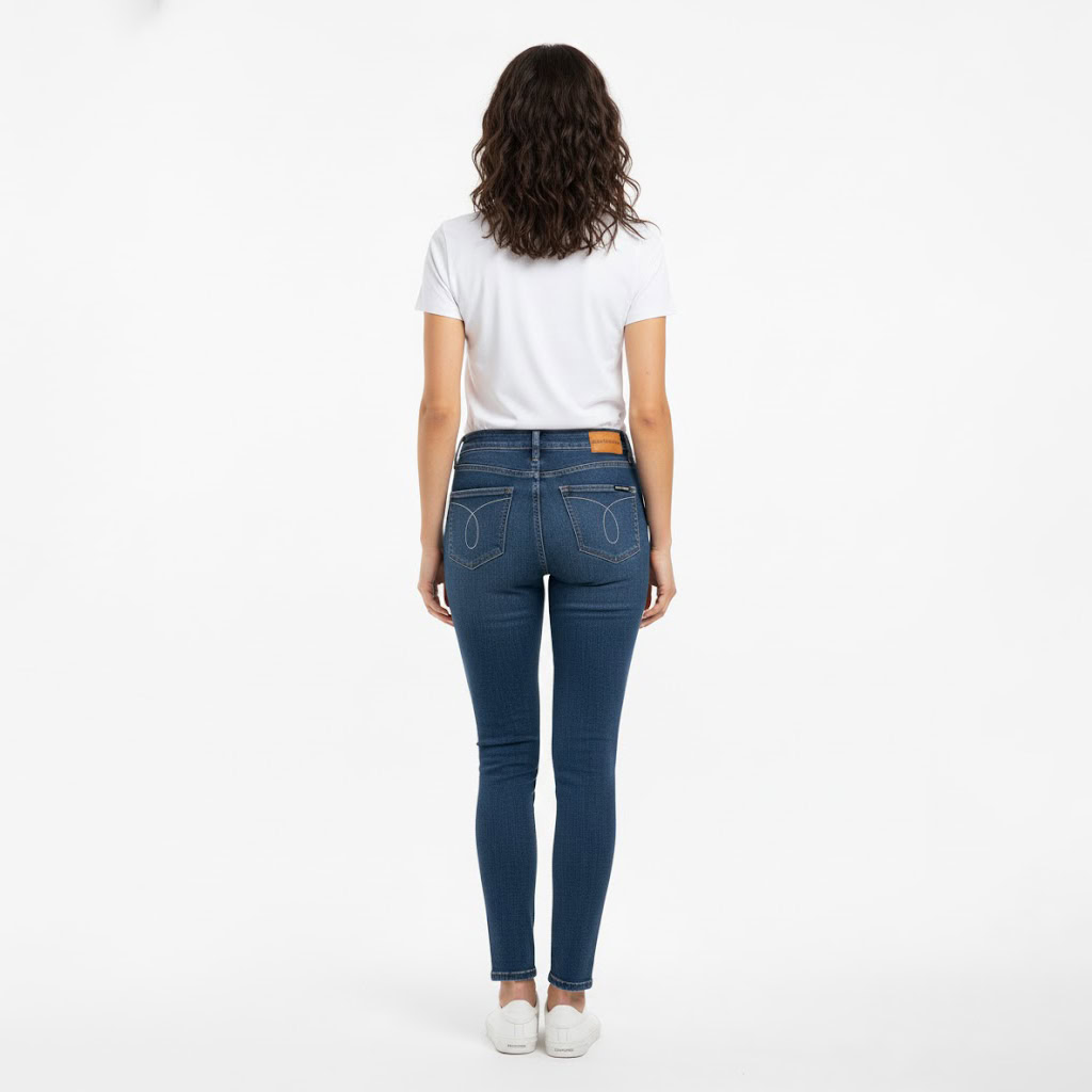 CALVIN KLEIN WOMEN'S HIGH RISE SKINNY JEANS 2 CALVIN KLEIN WOMEN'S HIGH RISE SKINNY JEANS - Image 2
