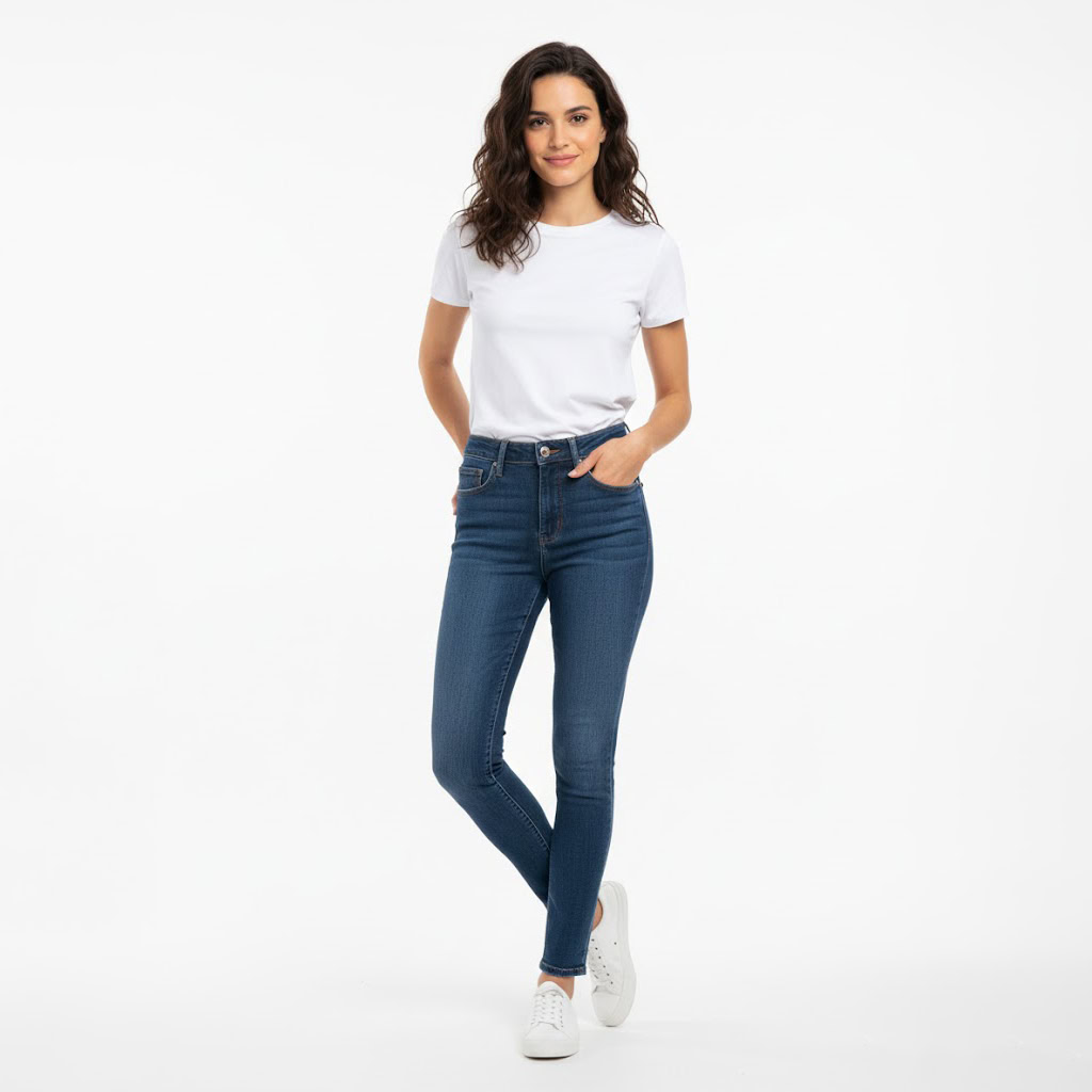 CALVIN KLEIN WOMEN'S HIGH RISE SKINNY JEANS 1 CALVIN KLEIN WOMEN'S HIGH RISE SKINNY JEANS