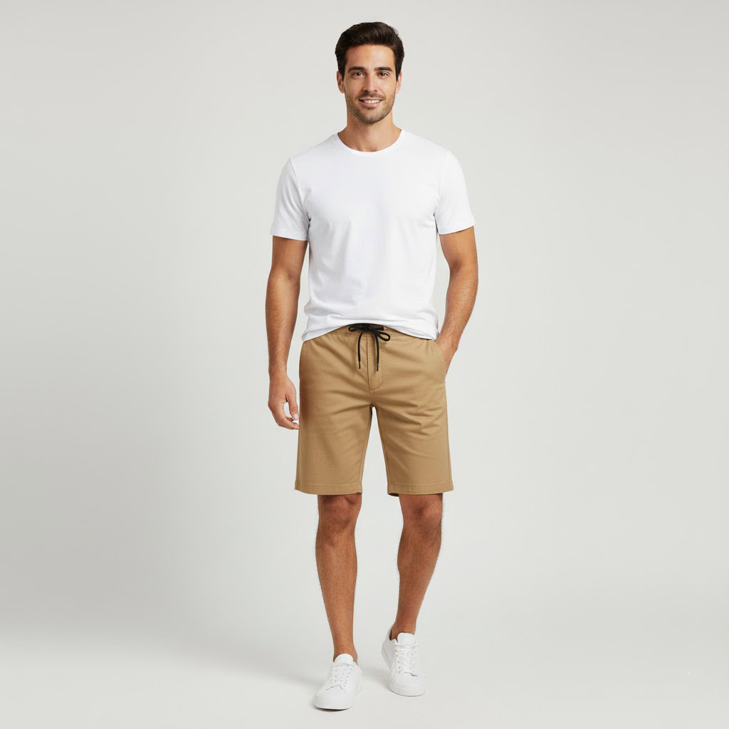 HOLLISTER MEN'S JOGGER SHORTS 9" 1 HOLLISTER MEN'S JOGGER SHORTS 9"