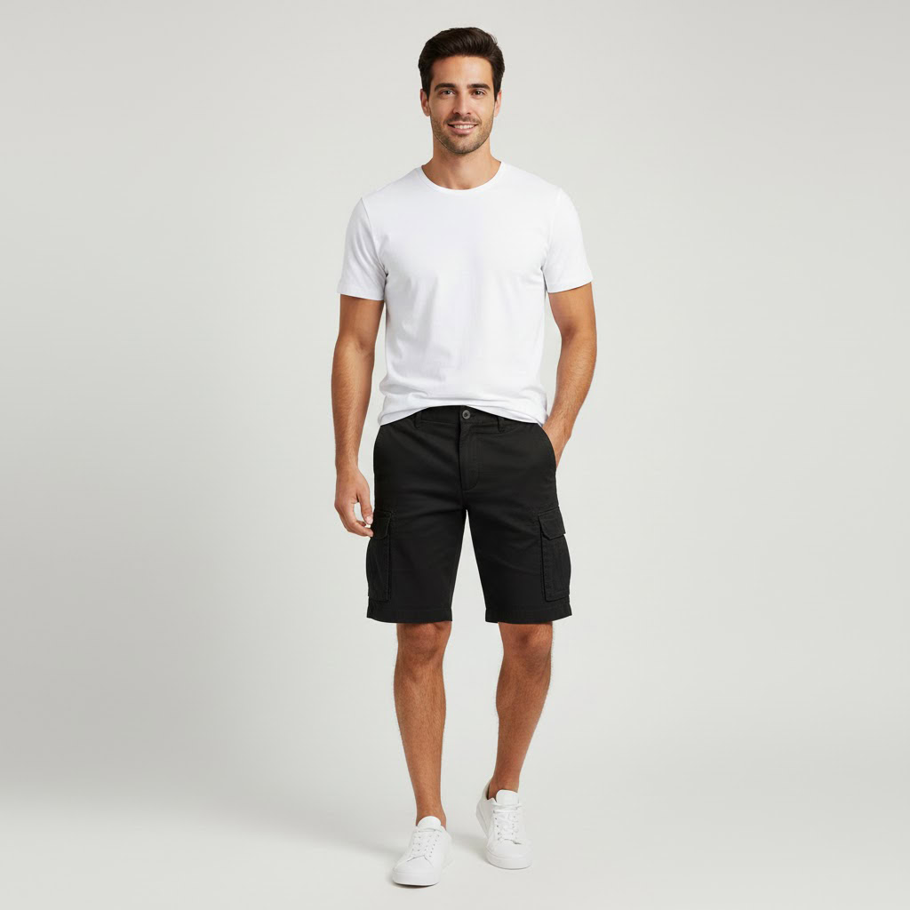 HOLLISTER MEN CARGO SHORT 12" 1 HOLLISTER MEN CARGO SHORT 12"