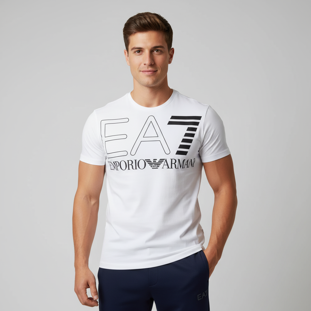 EA7 EMPORIO ARMANI MEN T-SHIRT BIG LOGO 1 EA7 EMPORIO ARMANI MEN T-SHIRT BIG LOGO
