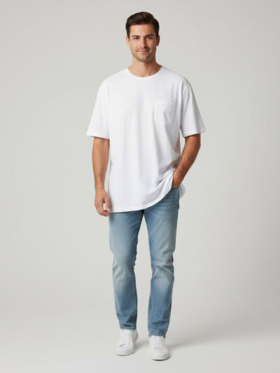 HOLLISTER MEN OVERSIZED FIT T-SHIRT