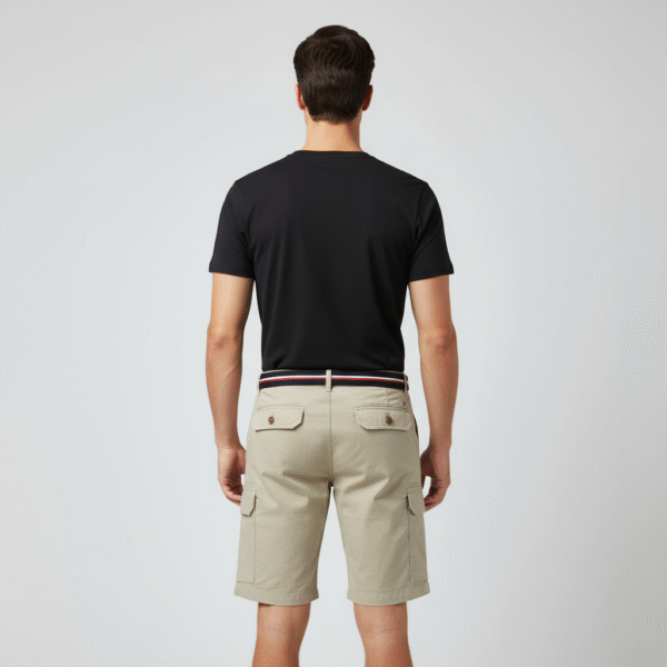 TOMMY HILFIGER MEN BELTED CHINO SHORTS 9" INSEAM - Image 2