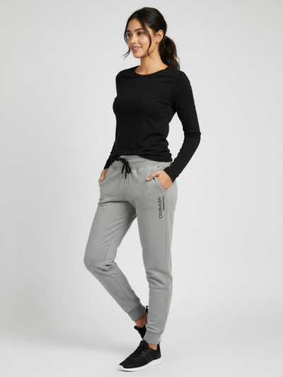 CALVIN KLEIN WOMEN'S SWEATPANTS SMALL LOGO