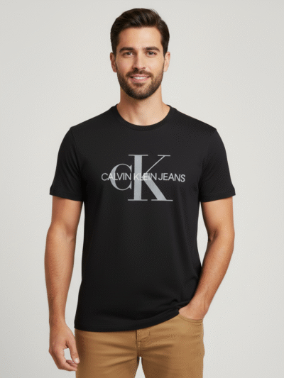 CALVIN KLEIN MEN'S MONOGRAM LOGO T-SHIRT
