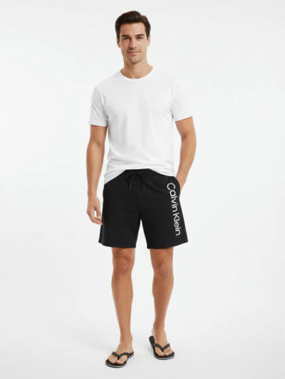 CALVIN KLEIN MEN BOARD SHORT INFINITE STRETCH SOLID LOGO